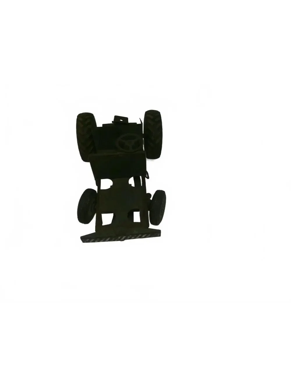 Vintage Metal Miniature Farm Tractor Toy